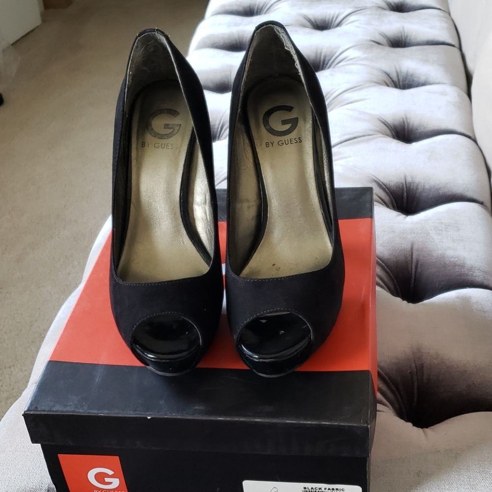 Suede heels